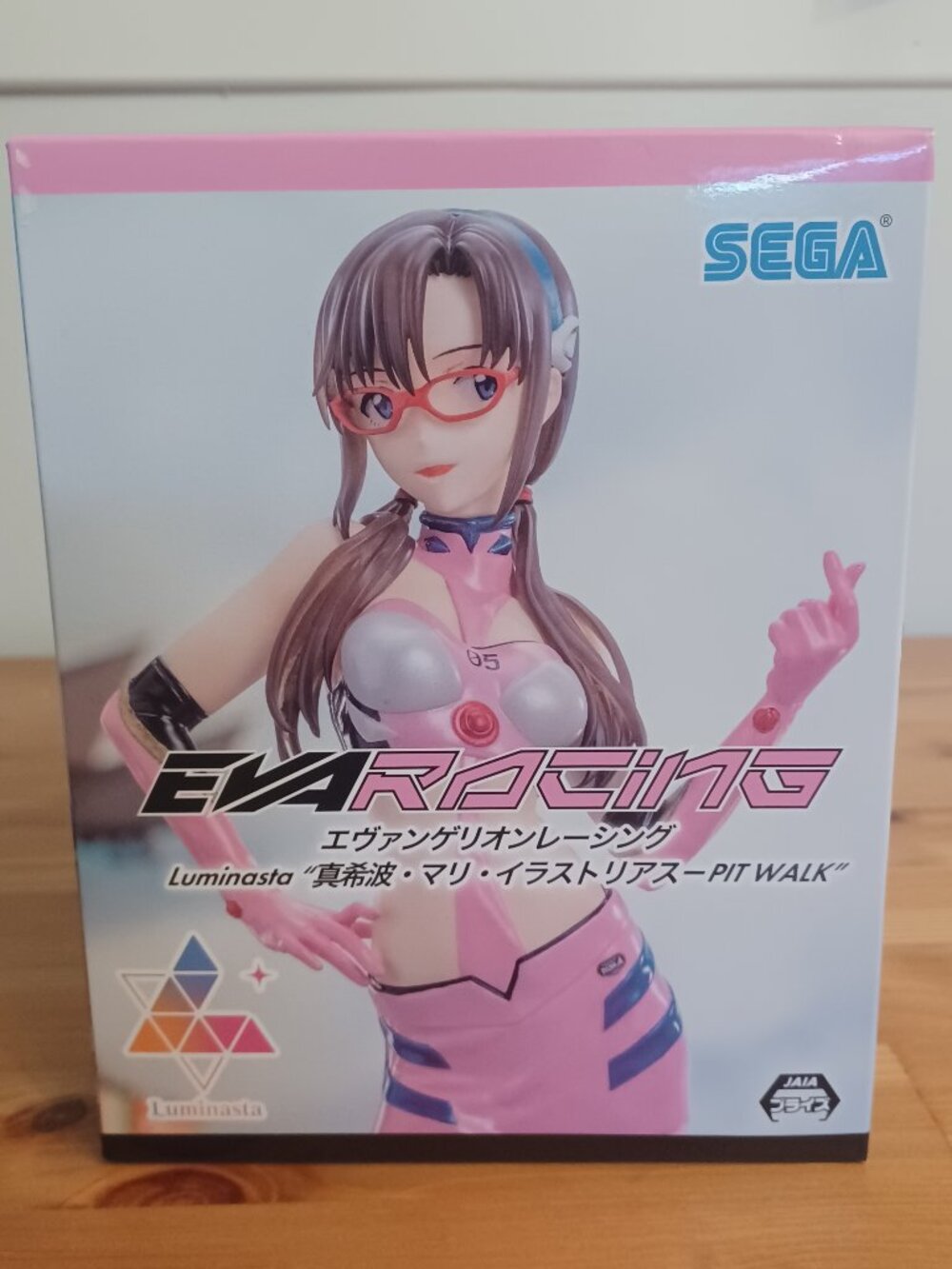 Evangelion Mari Makinami EVA Racing Pit Walk Figure SEGA Luminasta Japan NIB
